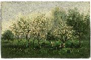 Apple Trees in Blossom, Charles-Francois Daubigny